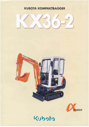 Mini bageri Kubota KX36-2 HG