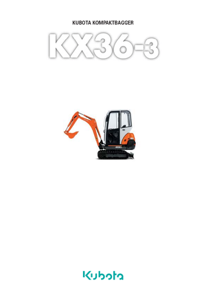 Mini bageri Kubota KX36-3 GL
