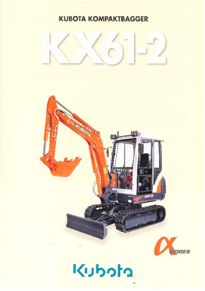 Mini bageri Kubota KX61-2 G