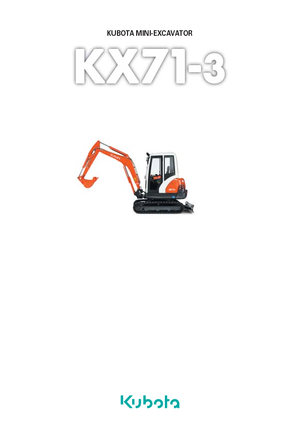 Mini bageri Kubota KX71-3 GL