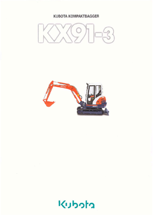 Mini bageri Kubota KX91-3α GL