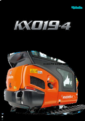 Mini bageri Kubota KX019-4 HGL