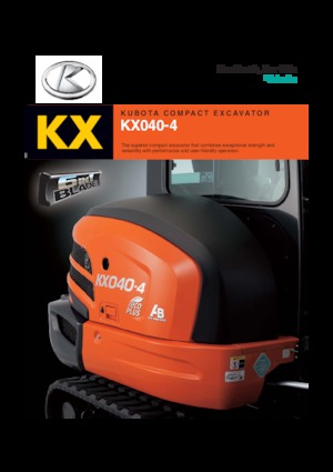 Mini bageri Kubota KX040-4