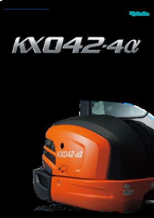 Mini bageri Kubota KX042-4a