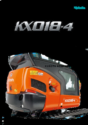 Mini bageri Kubota KX18-4