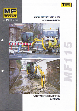 Mini bageri MF Industrial MF 115