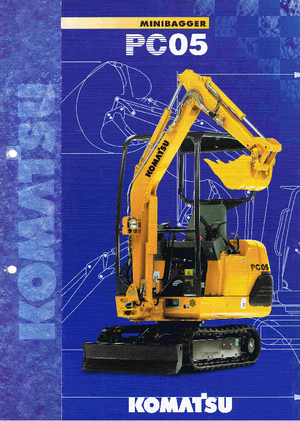 Mini bageri Komatsu PC05-7