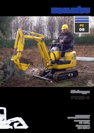 Mini bageri Komatsu PC09-1