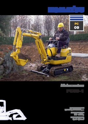 Mini bageri Komatsu PC09-1