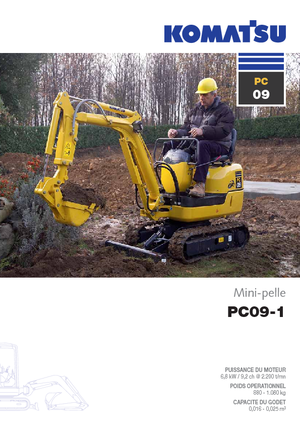 Mini bageri Komatsu PC09-1 STD