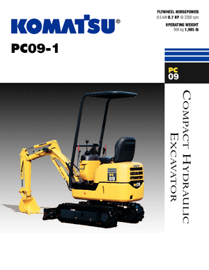 Mini bageri Komatsu PC09-1 STD
