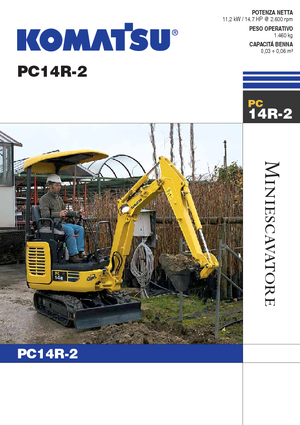 Mini bageri Komatsu PC14R-2