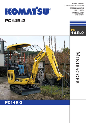 Mini bageri Komatsu PC14R-2