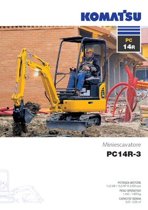 Mini bageri Komatsu PC14R-3HS 