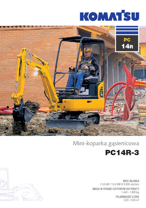 Mini bageri Komatsu PC14R-3