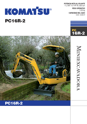 Mini bageri Komatsu PC16R-2