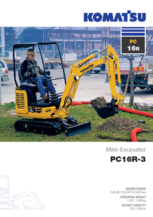 Mini bageri Komatsu PC16R-3HS