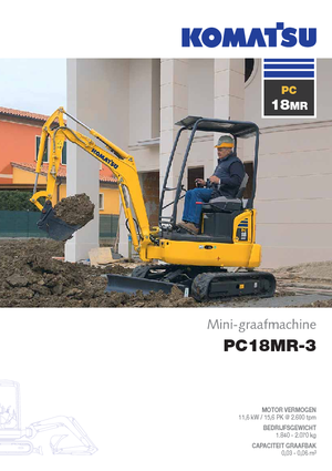 Mini bageri Komatsu PC18MR-3