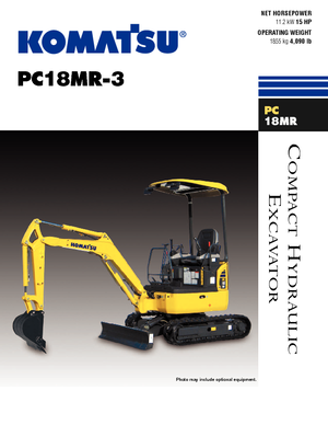 Mini bageri Komatsu PC18MR-3