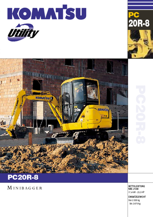 Mini bageri Komatsu PC20R-8