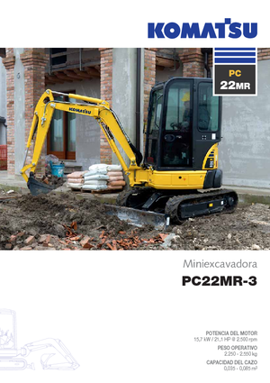 Mini bageri Komatsu PC22MR-3