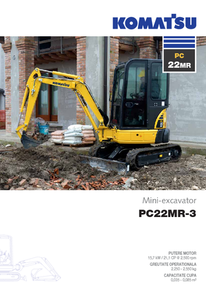 Mini bageri Komatsu PC22MR-3