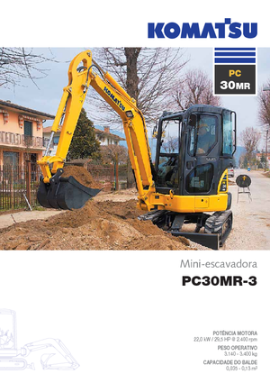 Mini bageri Komatsu PC30MR-3