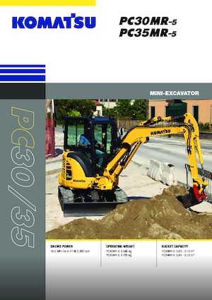 Mini bageri Komatsu PC35MR-5