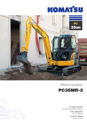 Mini bageri Komatsu PC35MR-3