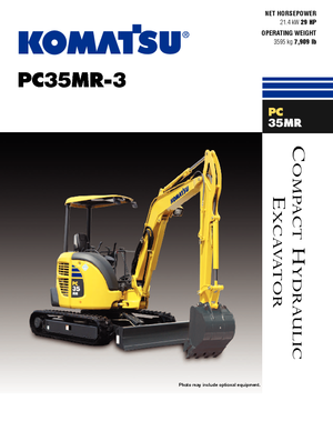 Mini bageri Komatsu PC35MR-3
