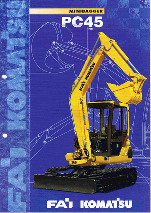 Mini bageri Komatsu PC45-1