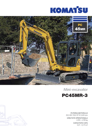 Mini bageri Komatsu PC45MR-3