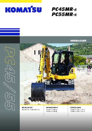 Mini bageri Komatsu PC55MR-5M