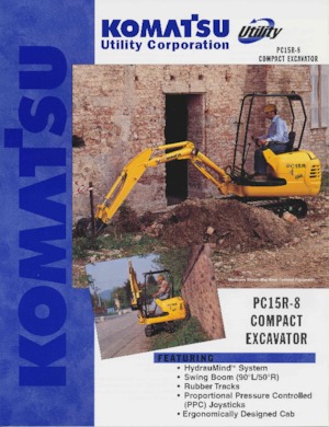 Mini bageri Komatsu PC15R8