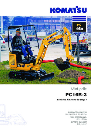 Mini bageri Komatsu PC16R-3HS
