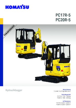 Mini bageri Komatsu PC17R-5