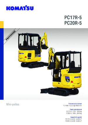 Mini bageri Komatsu PC17R-5