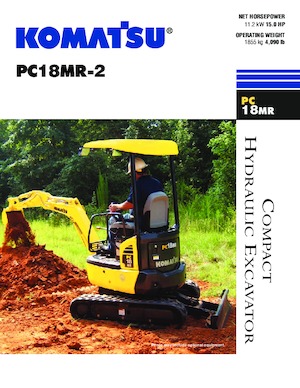 Mini bageri Komatsu PC18MR-2