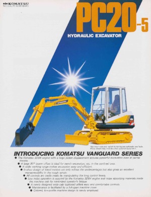 Mini bageri Komatsu PC20-5