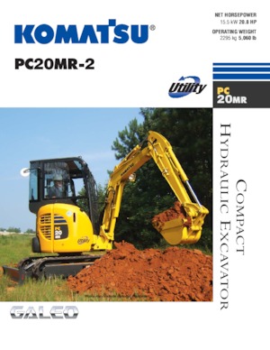 Mini bageri Komatsu PC20MR-2