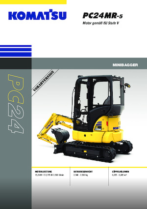 Mini bageri Komatsu PC24MR-5