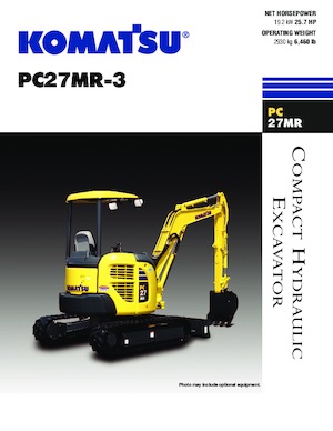 Mini bageri Komatsu PC27MR-3