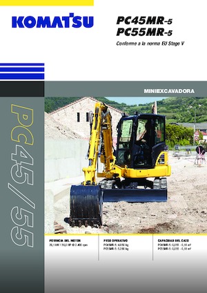 Mini bageri Komatsu PC55MR-5E0