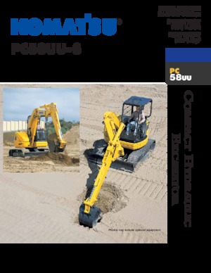 Mini bageri Komatsu PC58UU-3