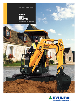 Mini bageri Hyundai R 16-9