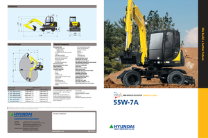 Mini bageri Hyundai R 55 W 7 A