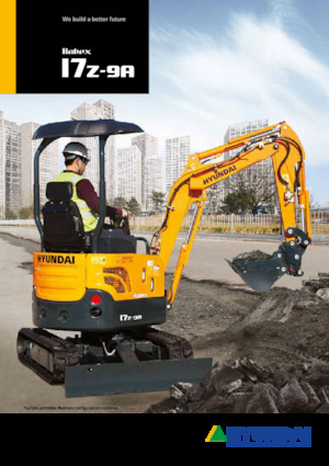 Mini bageri Hyundai R17Z-9A