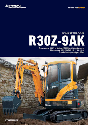 Mini bageri Hyundai R30Z-9AK