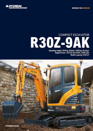 Mini bageri Hyundai R30Z-9AK