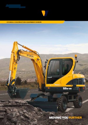 Mini bageri Hyundai R55W-9A